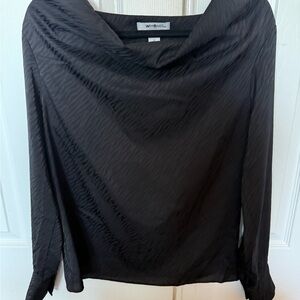 White House Black Market Elegant Black Top